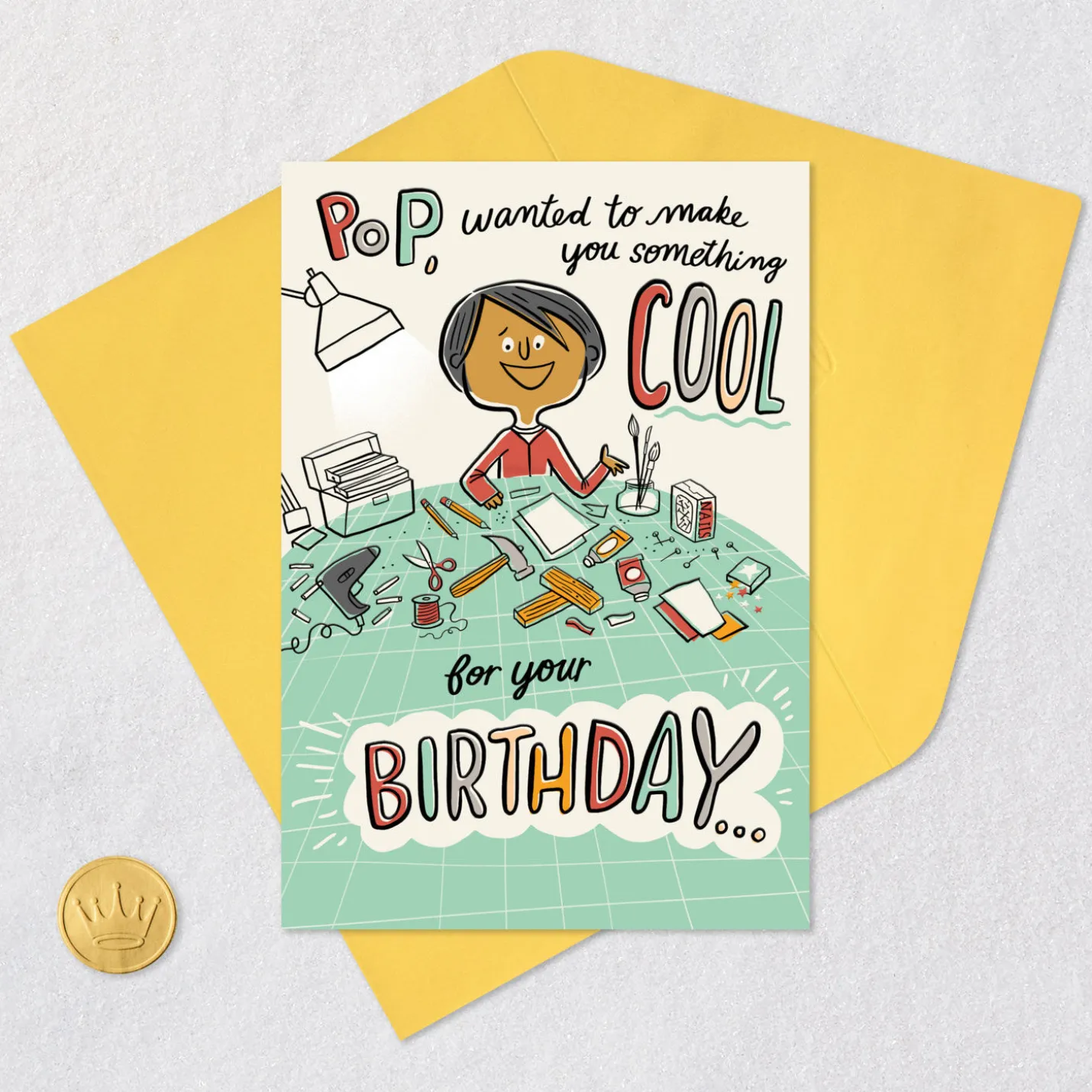 I Wanted to Make Something Cool Birthday Card for Pop