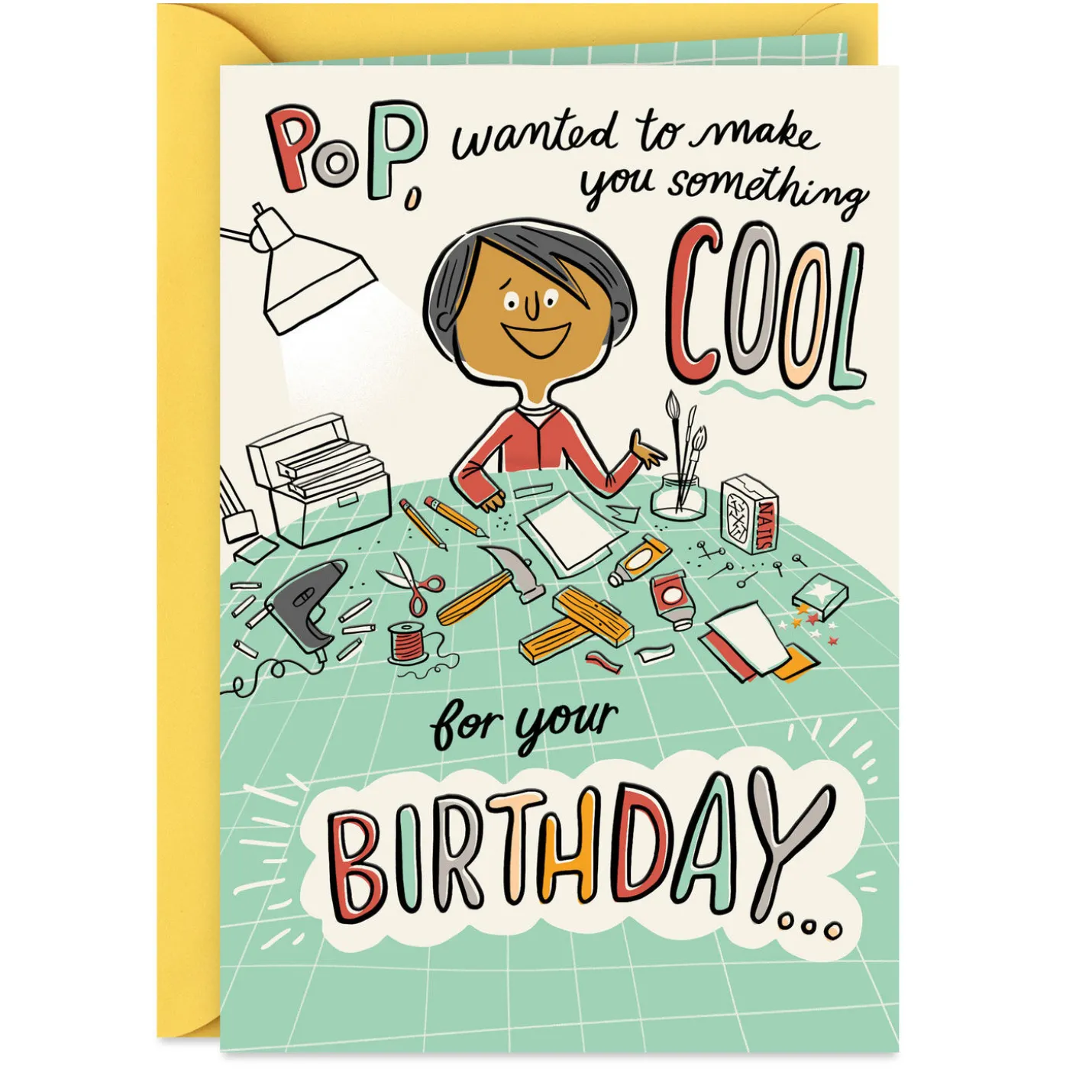 I Wanted to Make Something Cool Birthday Card for Pop