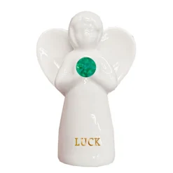 Jade Angel of Luck Mini Figurine, 2"