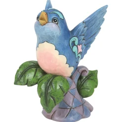 Jim Shore Bluebird on Branch Figurine, 5.25"