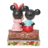 Jim Shore Disney Mickey and Minnie Campfire Figurine, 5.75"