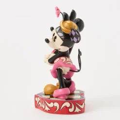 Jim Shore Disney Mickey and Minnie on Heart Figurine, 6.2
