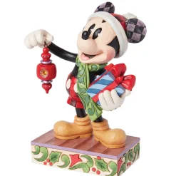 Jim Shore Disney Mickey Mouse Holiday Limited Edition Figurine, 7.7"