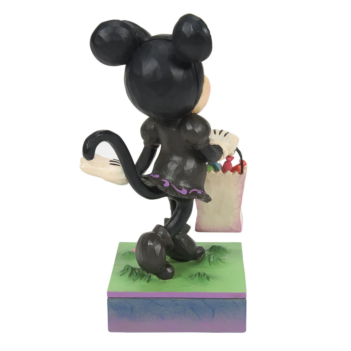 Jim Shore Disney Minnie Mouse in Black Cat Costume Figurine, 6.1"
