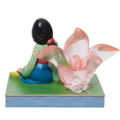 Jim Shore Disney Mulan and Cherry Blossom Figurine, 4.75"