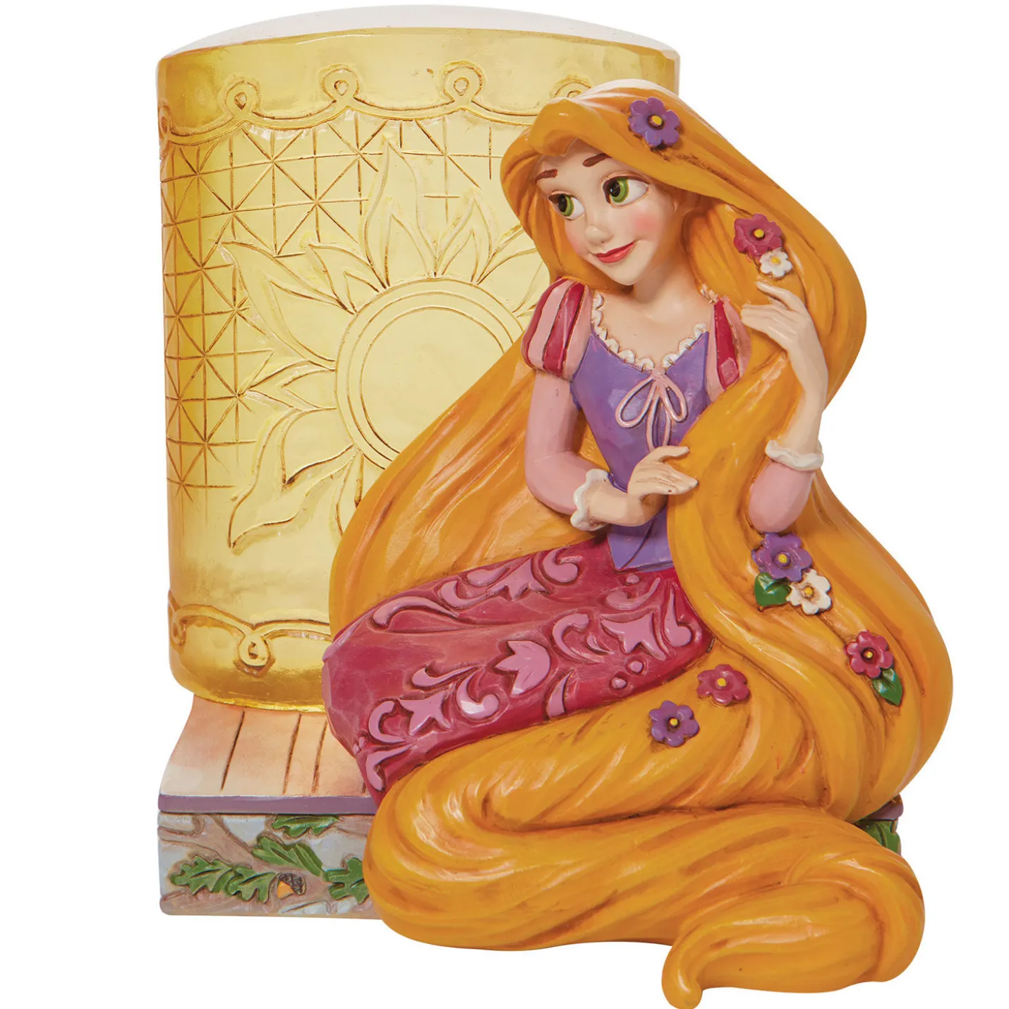 Jim Shore Disney Rapunzel and Lantern Figurine, 5.1"