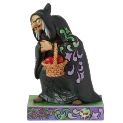 Jim Shore Disney Snow White Old Hag Figurine, 4.7"