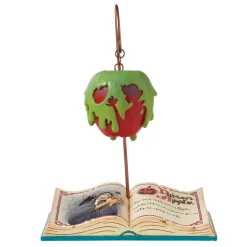 Jim Shore Disney Snow White Poisoned Apple and Book Figurine, 9"