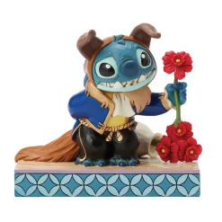 Jim Shore Disney Stitch as Beauty's Beast Figurine, 5.2"