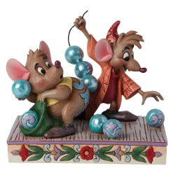 Jim Shore Disney Traditions Jaq and Gus Figurine, 5.5"