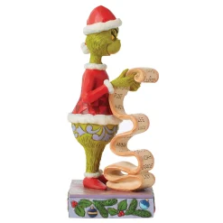Jim Shore Dr. Seuss Grinch Naughty and Nice List Figurine, 8.7"