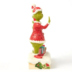 Jim Shore Grinch by Light-Up Stop Sign Figurine, 9.3