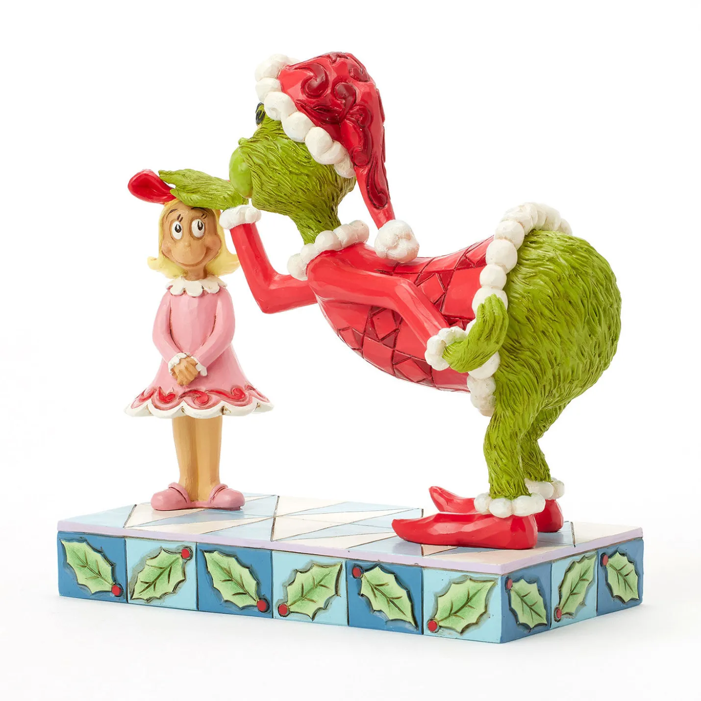 Jim Shore Grinch Patting Cindy Lou's Head Figurine, 5.4"