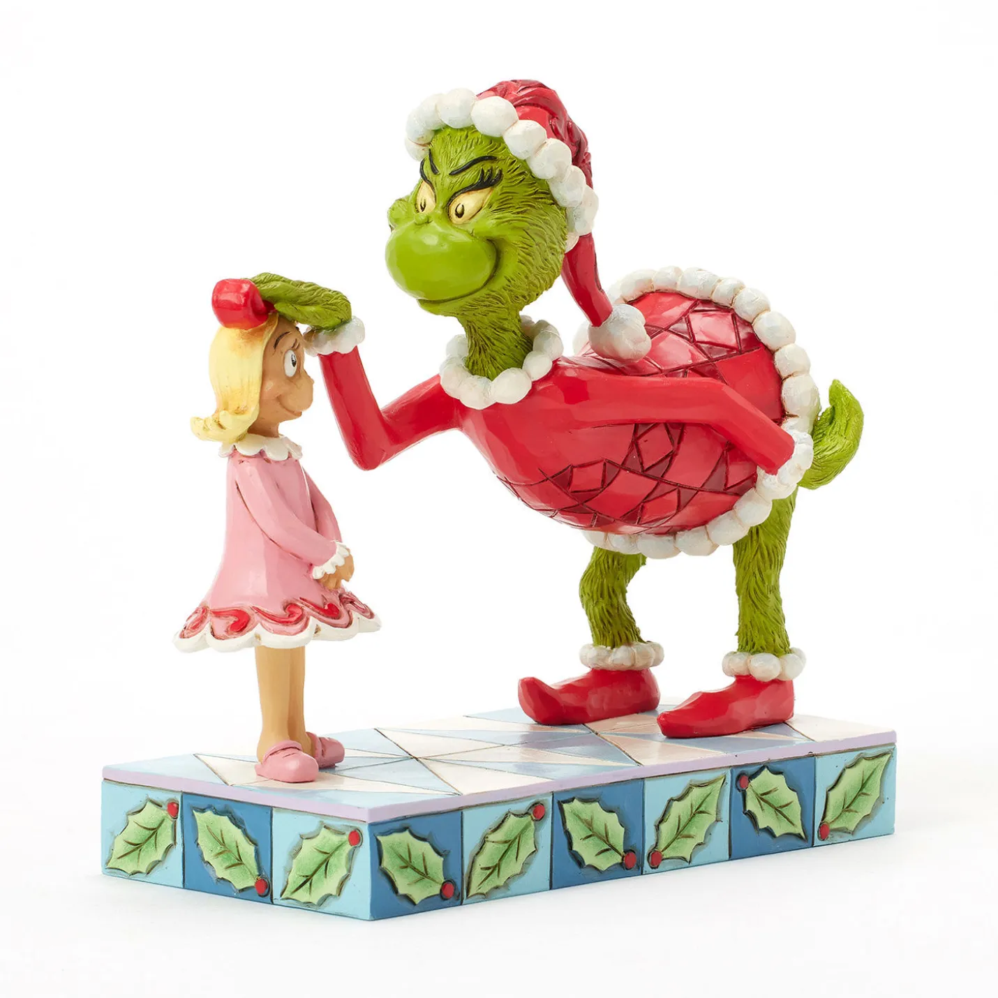 Jim Shore Grinch Patting Cindy Lou's Head Figurine, 5.4"