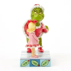 Jim Shore Grinch Patting Cindy Lou's Head Figurine, 5.4