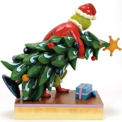 Jim Shore Grinch Stealing Christmas Tree, 7.4