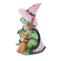 Jim Shore Heartwood Creek Frog Witch Mini Figurine, 3.4"