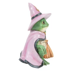 Jim Shore Heartwood Creek Frog Witch Mini Figurine, 3.4"