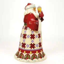 Jim Shore Heartwood Creek Santa Cardinal on Hand Figurine, 12.12"