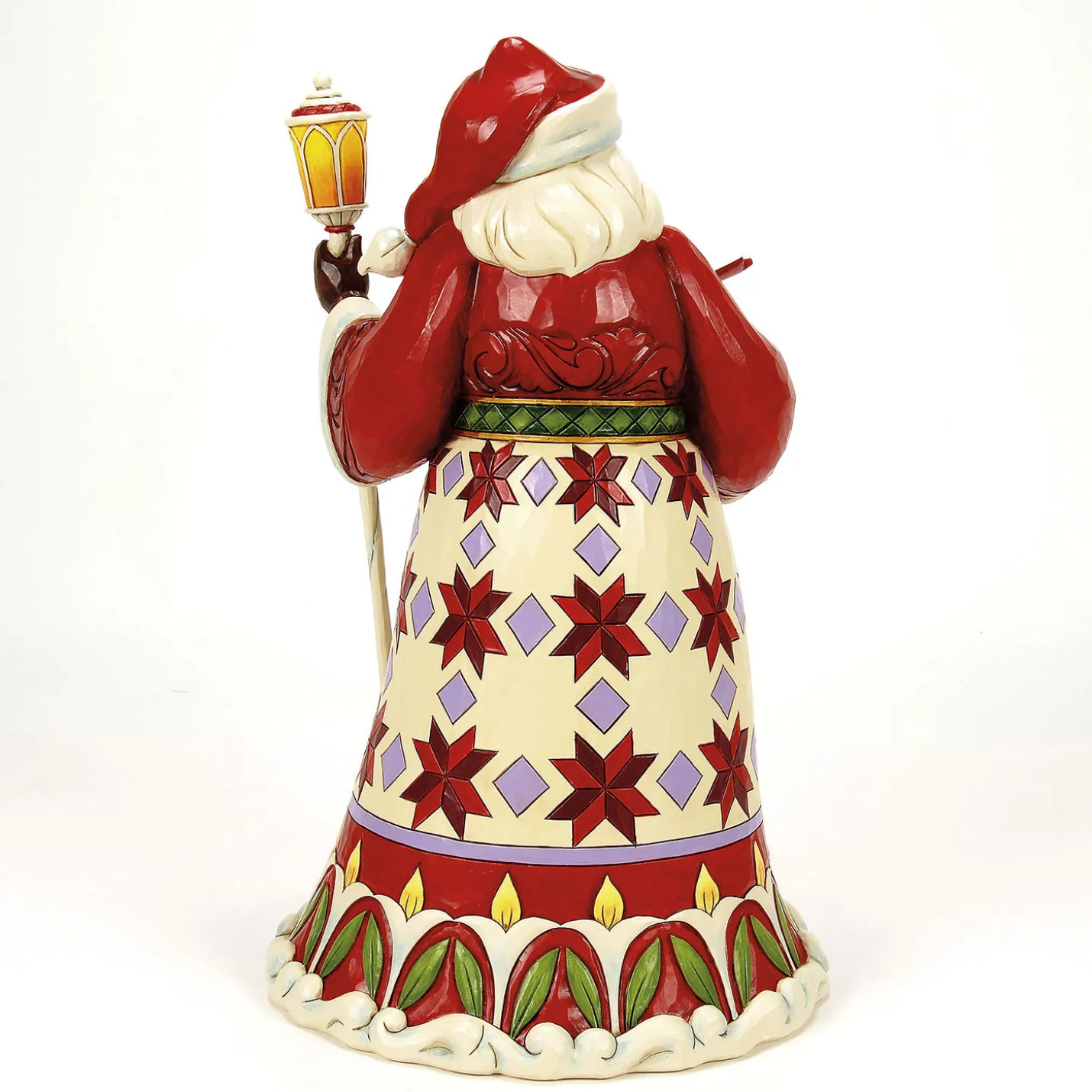 Jim Shore Heartwood Creek Santa Cardinal on Hand Figurine, 12.12"