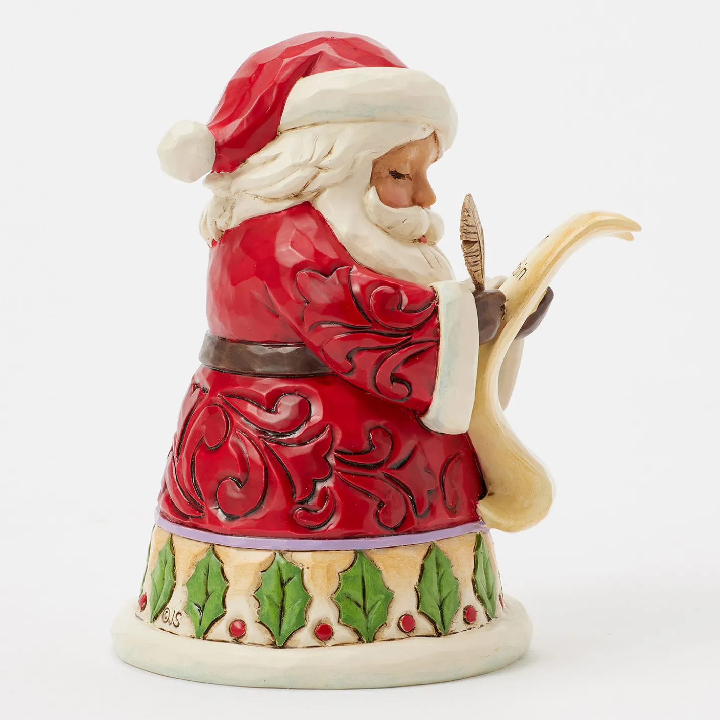 Jim Shore Heartwood Creek Santa With List Mini Figurine, 3.86"