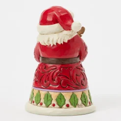 Jim Shore Heartwood Creek Santa With List Mini Figurine, 3.86