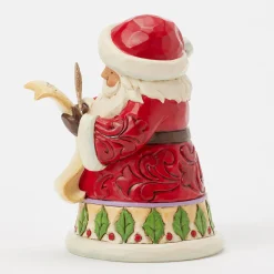 Jim Shore Heartwood Creek Santa With List Mini Figurine, 3.86
