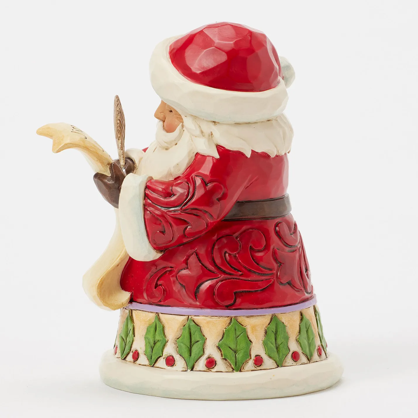 Jim Shore Heartwood Creek Santa With List Mini Figurine, 3.86"