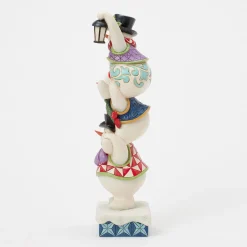 Jim Shore Heartwood Creek Stacked Snowmen Figurine, 11.5: