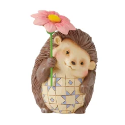Jim Shore Mini Hedgehog Figurine, 4.25"