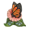 Jim Shore Mini Monarch Butterfly Figurine, 4"