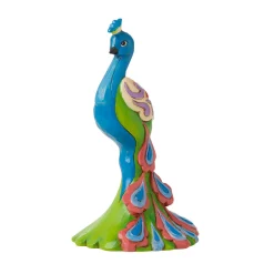 Jim Shore Mini Peacock Figurine, 5"