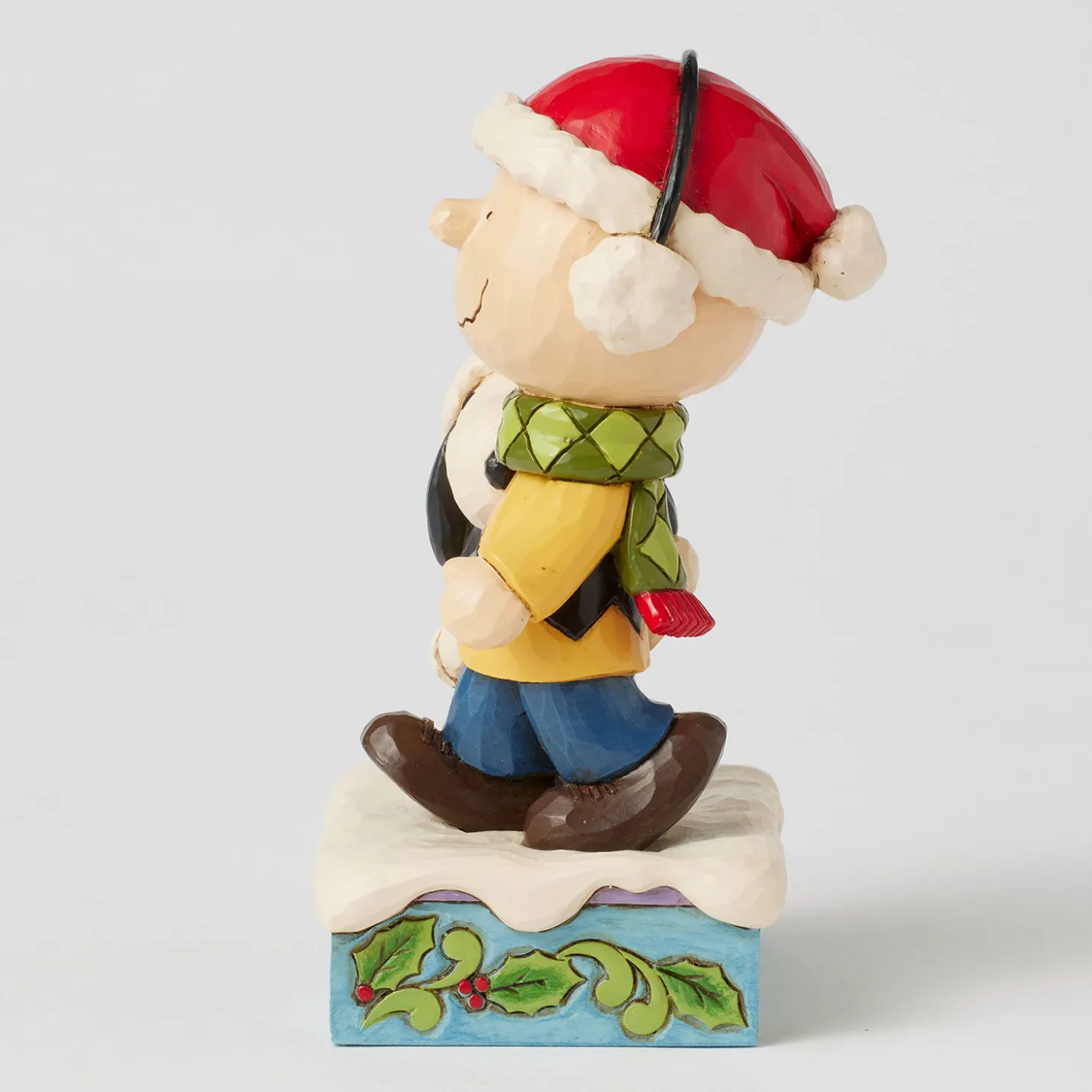 Jim Shore Peanuts Charlie Brown and Snoopy Wrapped in Scarf Figurine, 6"