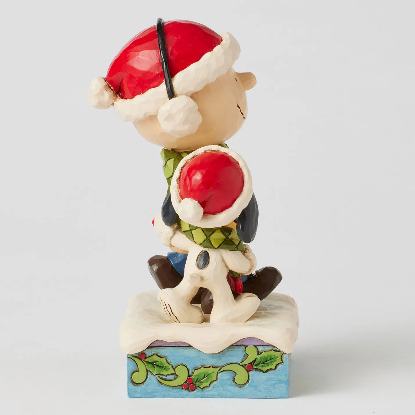 Jim Shore Peanuts Charlie Brown and Snoopy Wrapped in Scarf Figurine, 6"