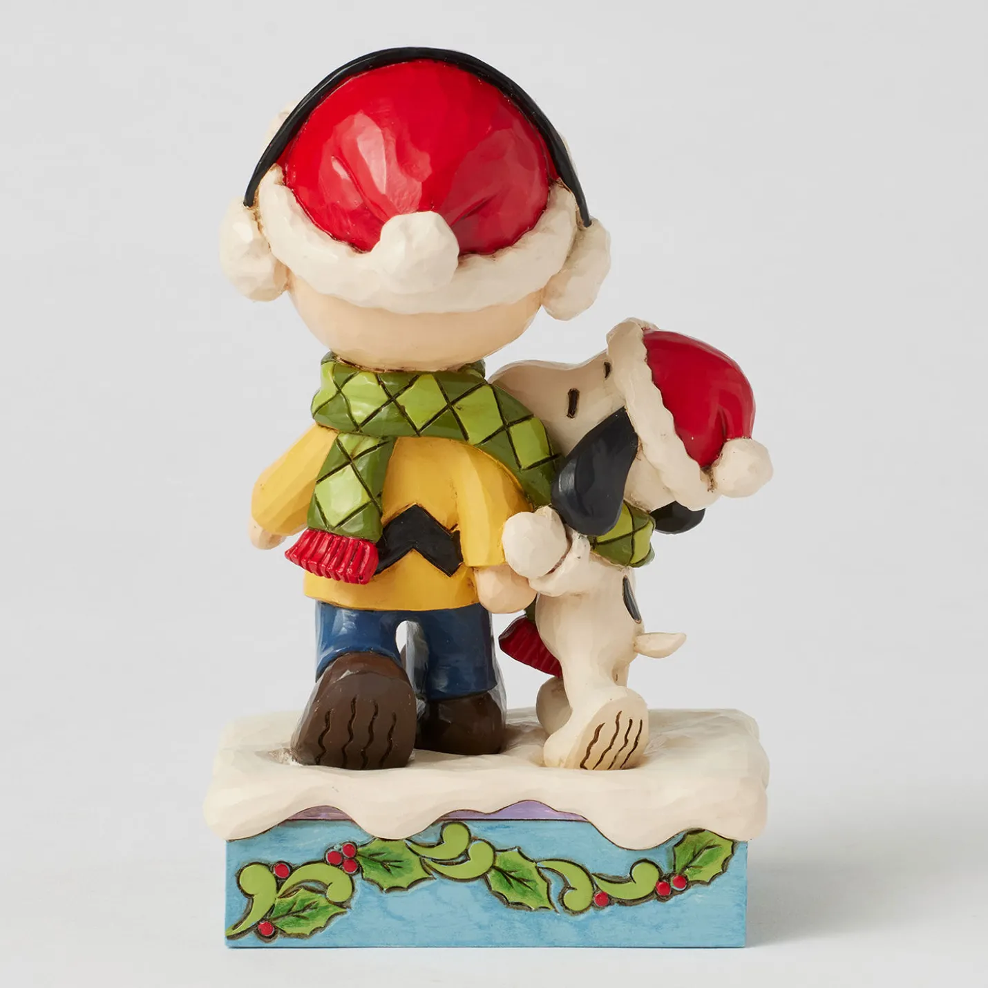 Jim Shore Peanuts Charlie Brown and Snoopy Wrapped in Scarf Figurine, 6"