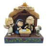 Jim Shore Peanuts Christmas Pageant Light-Up Figurine, 6.8”