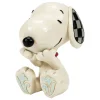 Jim Shore Peanuts Laughing Snoopy Mini Figurine, 2.7"