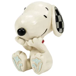 Jim Shore Peanuts Laughing Snoopy Mini Figurine, 2.7"