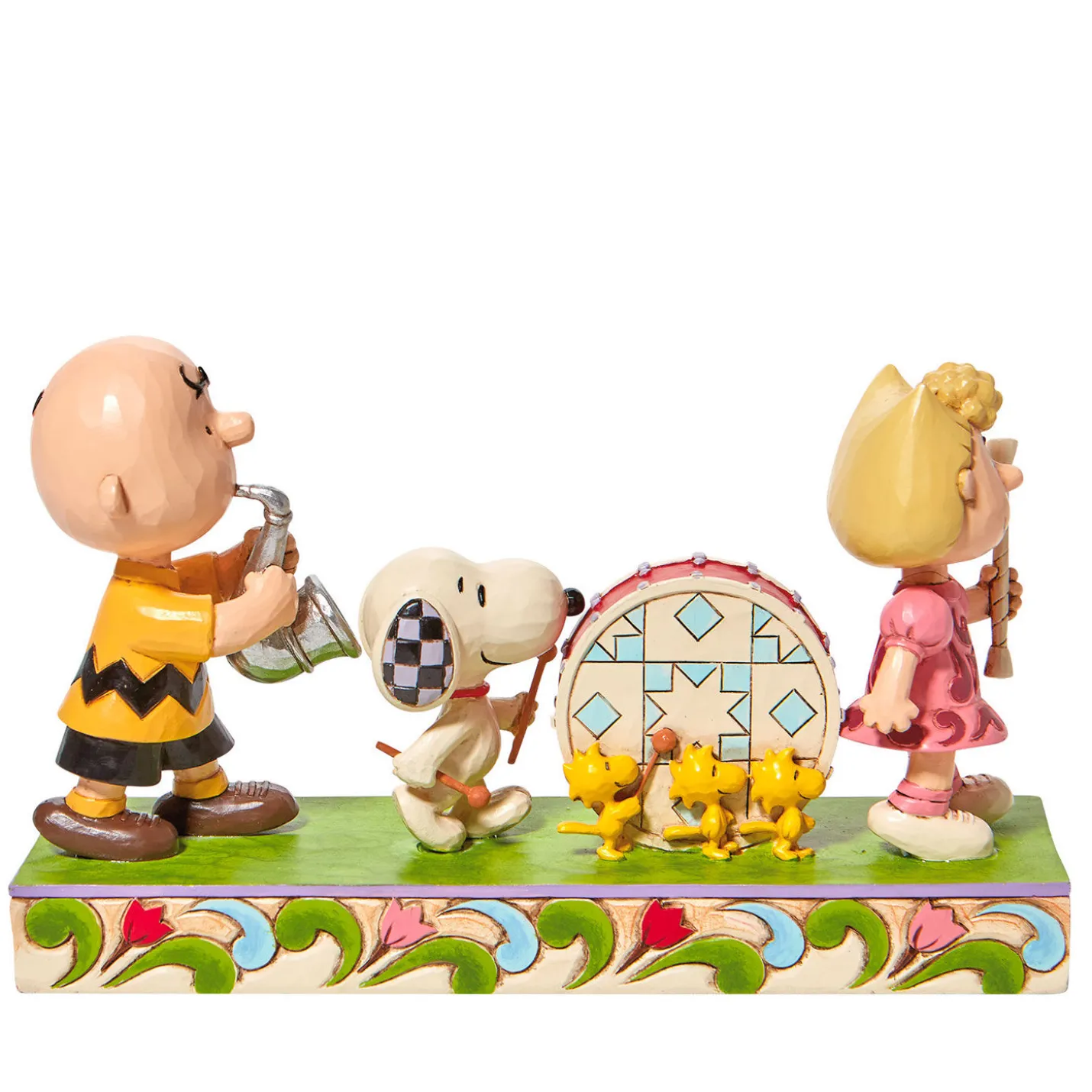 Jim Shore Peanuts Marching Band Figurine, 4.625"