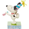 Jim Shore Peanuts Snoopy Birthday Dance Figurine, 5.25"