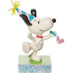Jim Shore Peanuts Snoopy Birthday Dance Figurine, 5.25"