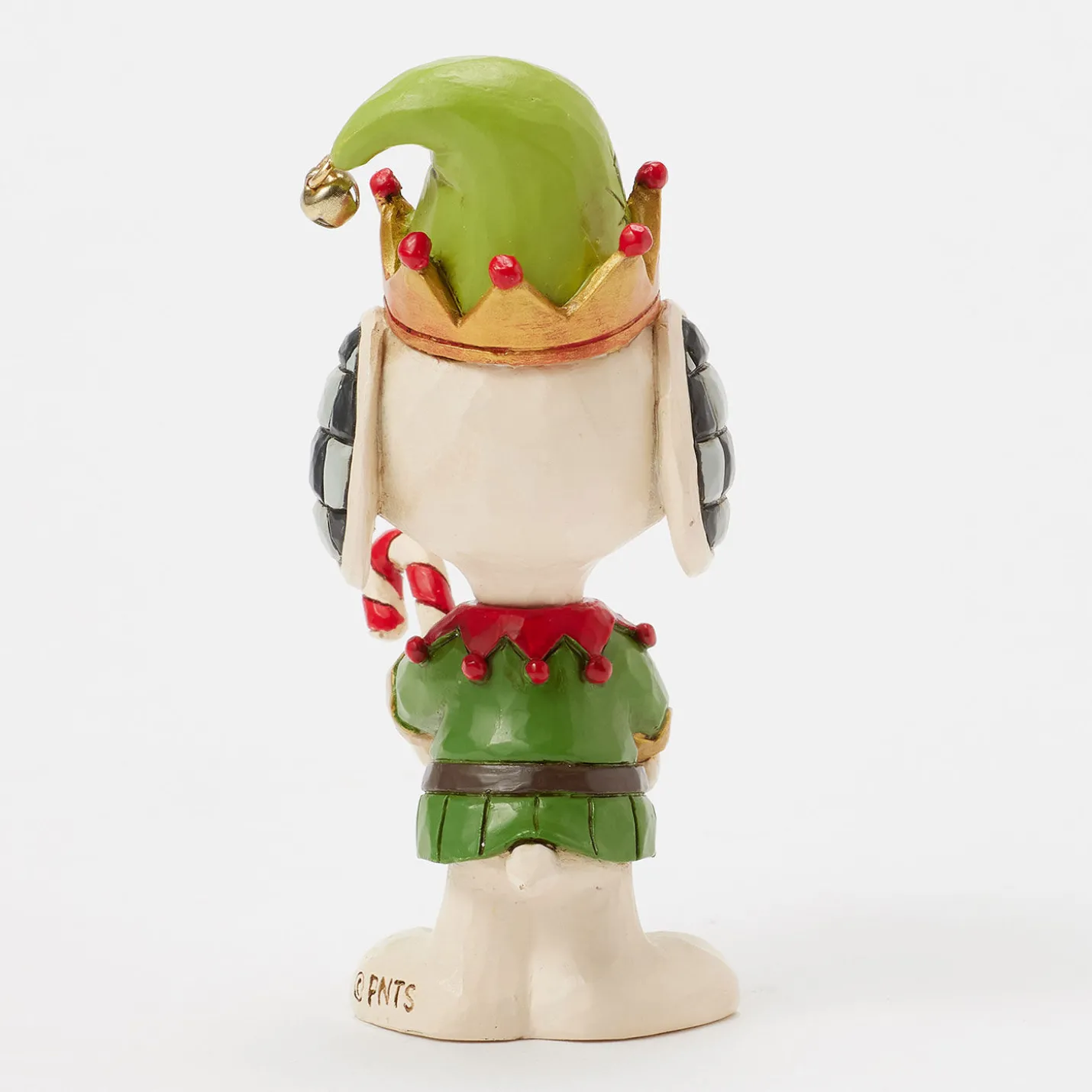 Jim Shore Peanuts Snoopy Christmas Elf Mini Figurine, 3.75"