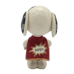 Jim Shore Peanuts Snoopy Superhero Mini Figurine, 3.1"