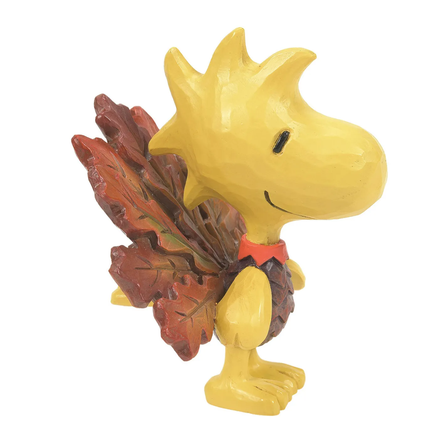 Jim Shore Peanuts Woodstock Turkey Mini Figurine, 3.3"
