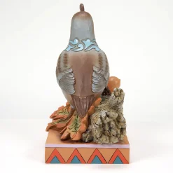 Jim Shore Quail on Autumn Leaves Figurine, 5.67" H