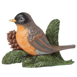 Jim Shore Robin Bird Figurine, 4"