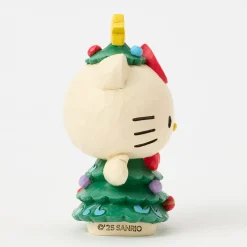 Jim Shore Sanrio Hello Kitty Christmas Tree Mini Figurine, 3.7"