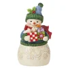 Jim Shore Snowman With Presents Figurine, 8.4"