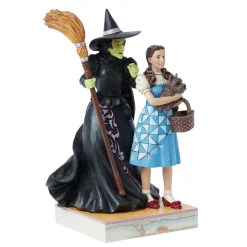 Jim Shore The Wizard of Oz Dorothy and the Wicked Witch Figurine, 8.5"