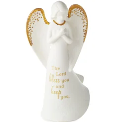 Joanne's Angels Bless You and Keep You Angel Figurine, 5.8